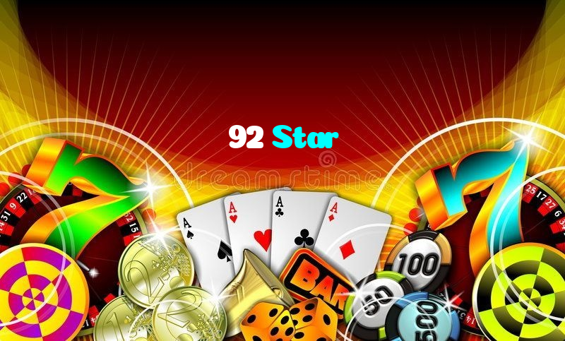 92 Star casino presented on mobile device in Pakistan with slots and live games